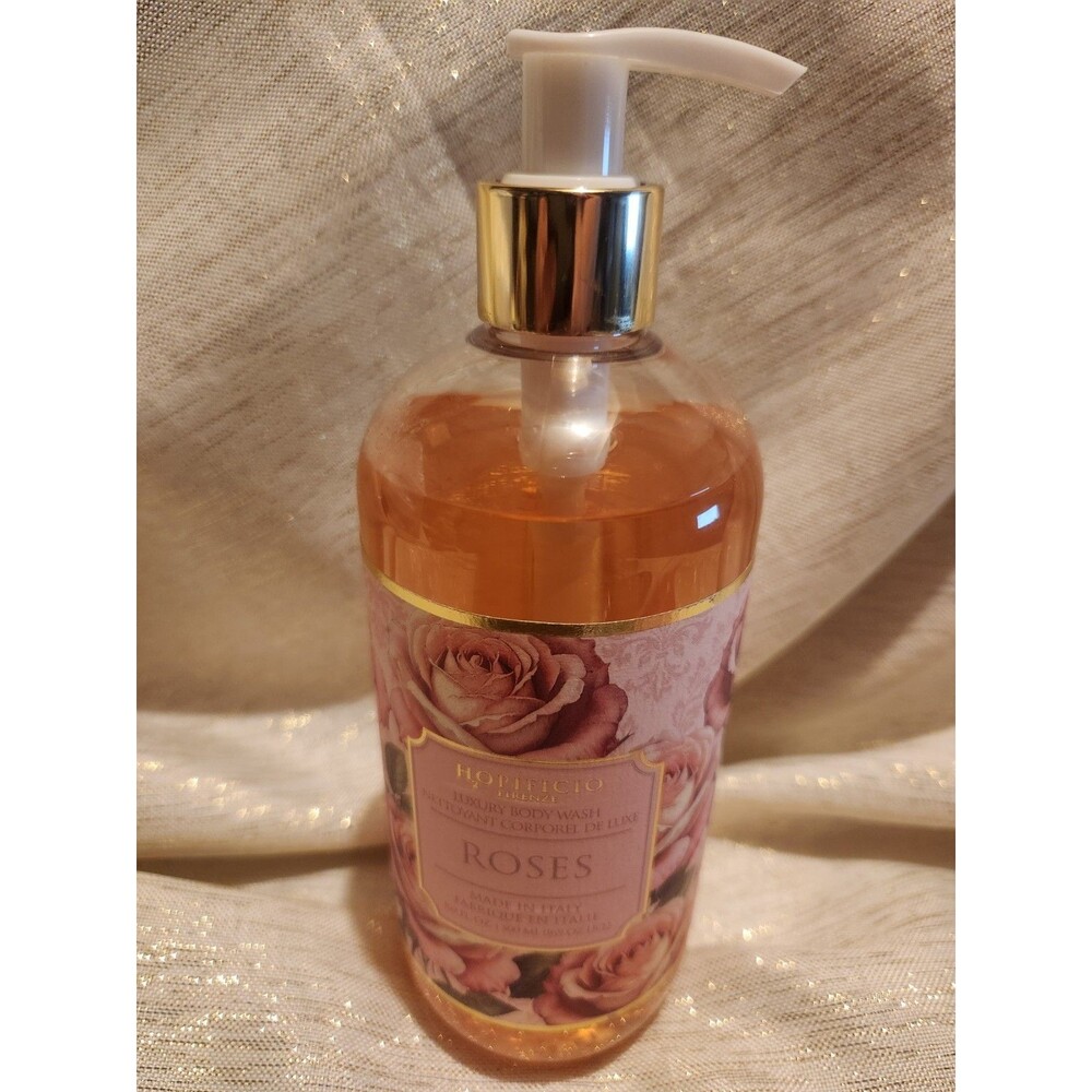 Hopificio Firenze Roses Luxury Body Wash 16.9 fl. oz Made in Italy NEW